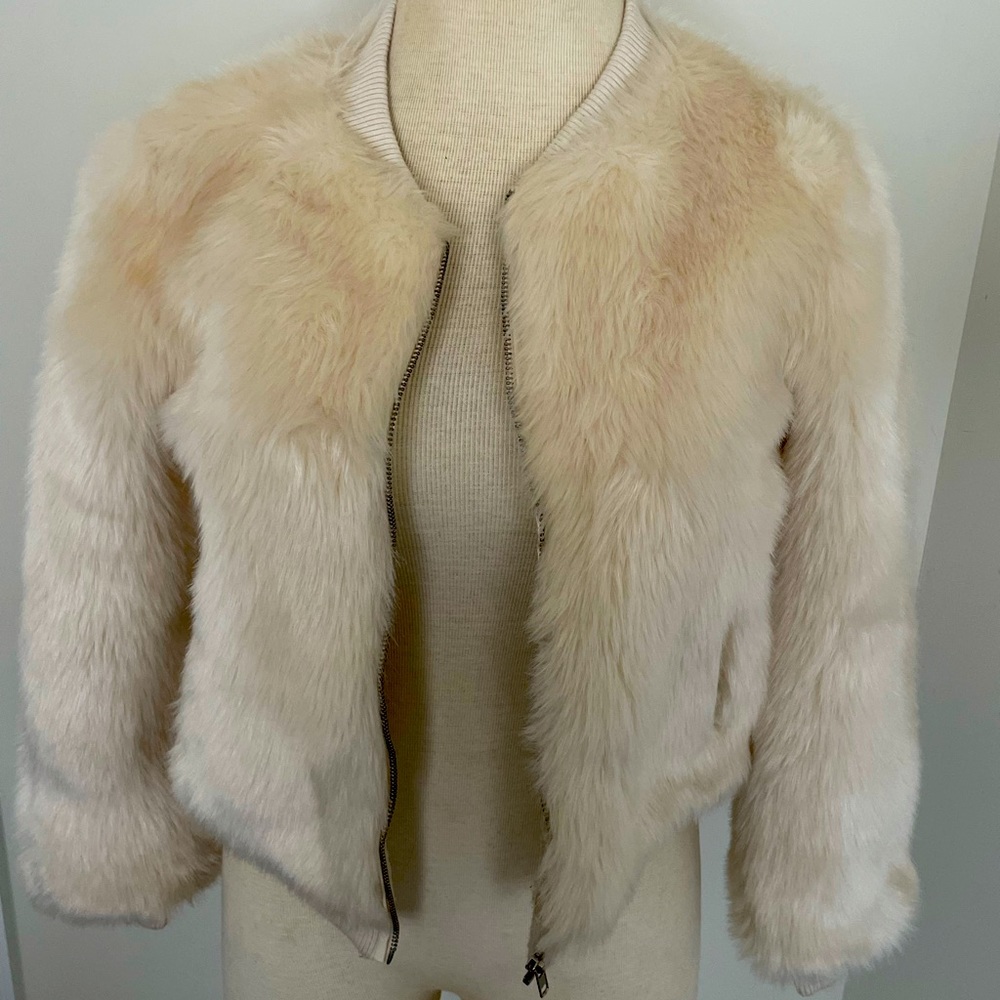 Forever 21 Faux Fur Satin Lined Bomber